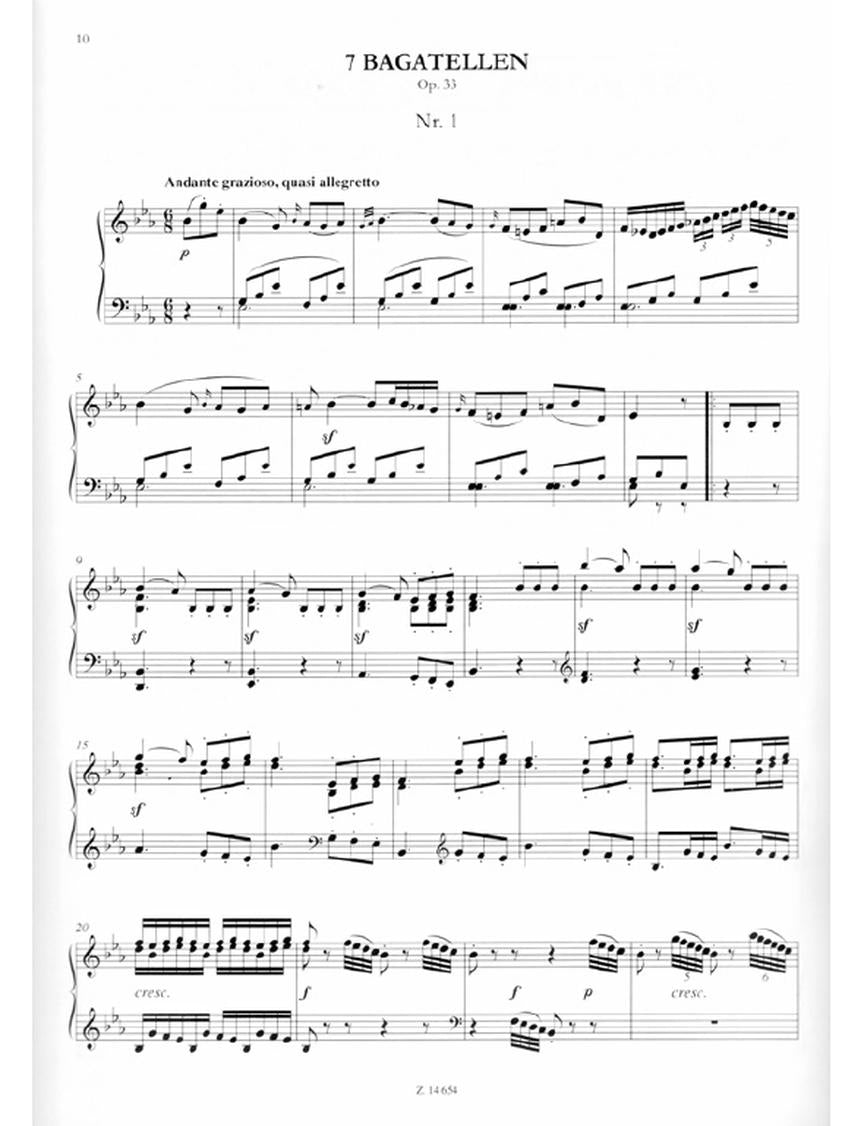 Beethoven Hits & Rarities for Piano