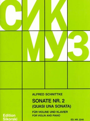 Schnittke: Sonata No. 2 Violin and Piano