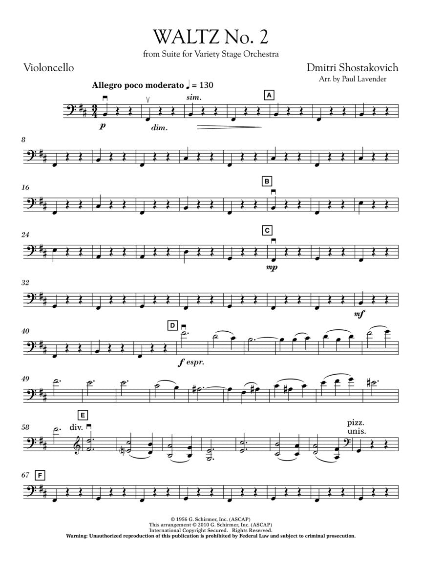 Shostakovich Waltz No. 2 (from Suite for Variety Stage Orchestra)