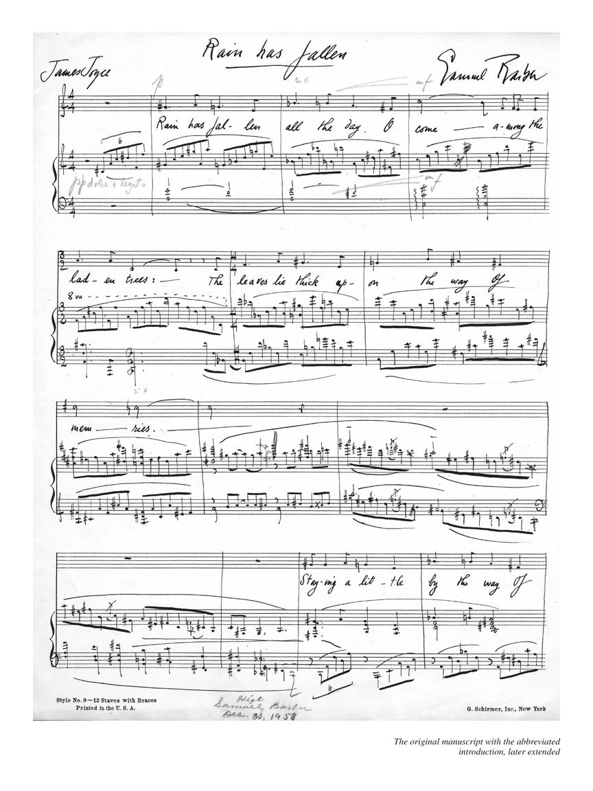 Barber: 65 Songs High Voice Edition