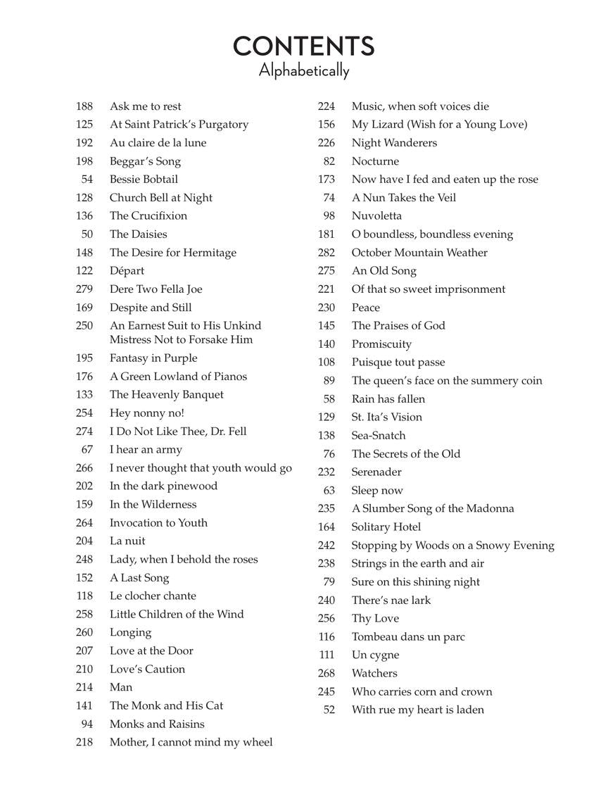 Barber: 65 Songs High Voice Edition