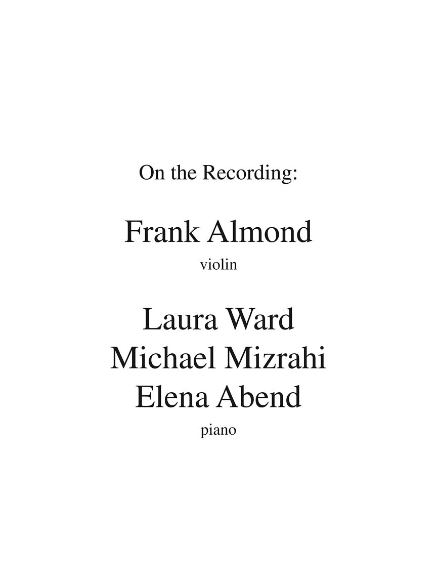 Barber Music for Violin and Piano