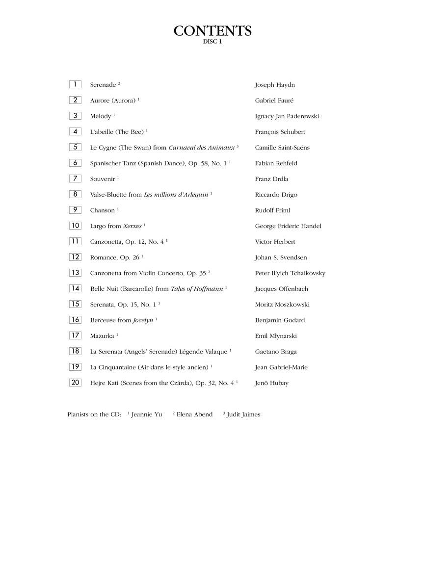 37 Violin Pieces You Like to Play