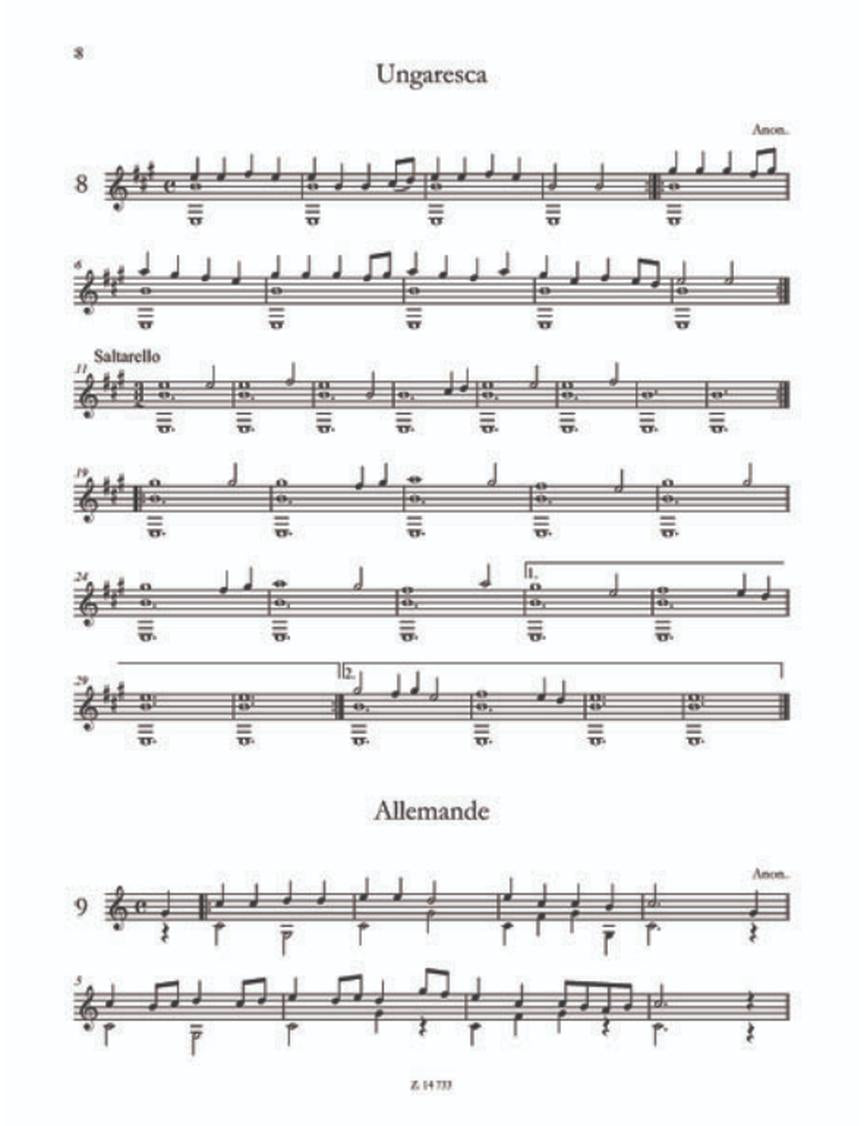 Easy Renaissance Music for Guitar