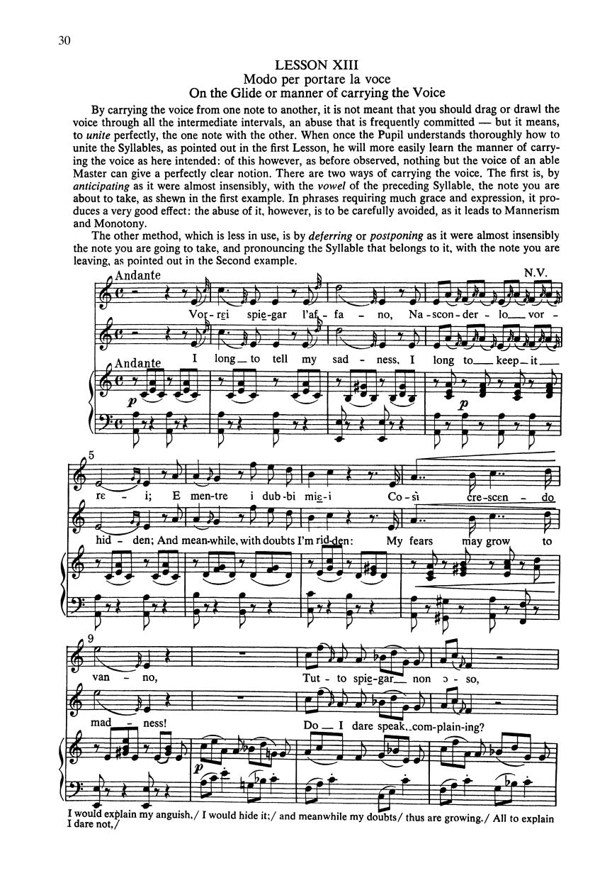 Vaccai Practical Method Of Italian Singing For Soprano Or Tenor - Book/accompaniment audio