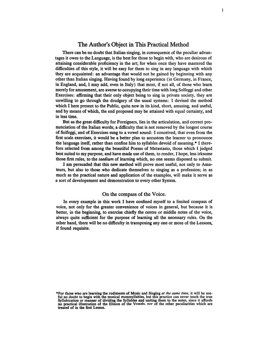 Vaccai Practical Method of Italian Singing for Mezzo-Soprano (Alto) or Baritone - Book/Online Audio