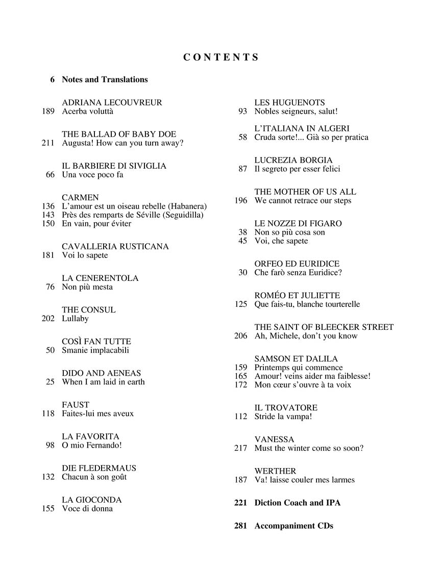 Arias for Mezzo-Soprano (Complete Package)