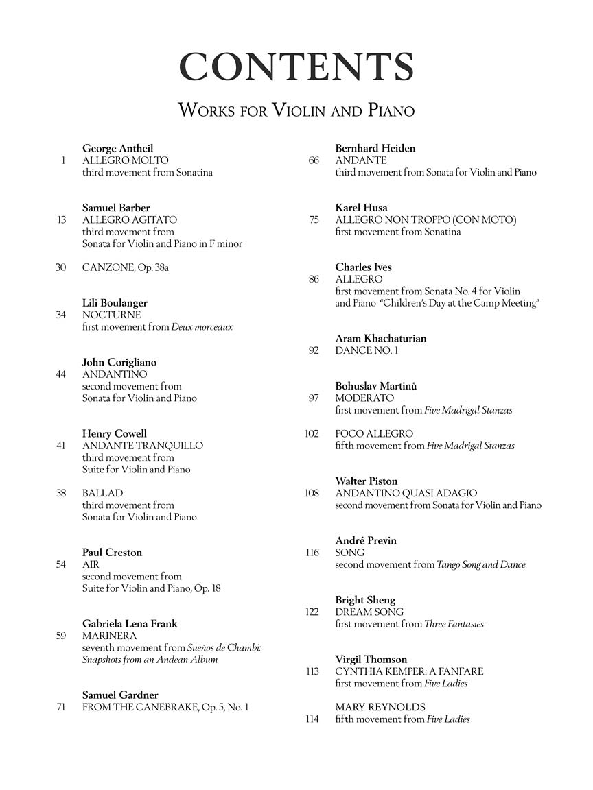 G. Schirmer Violin Anthology