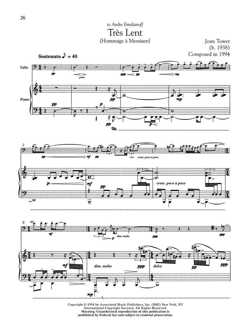 G. Schirmer Cello Anthology