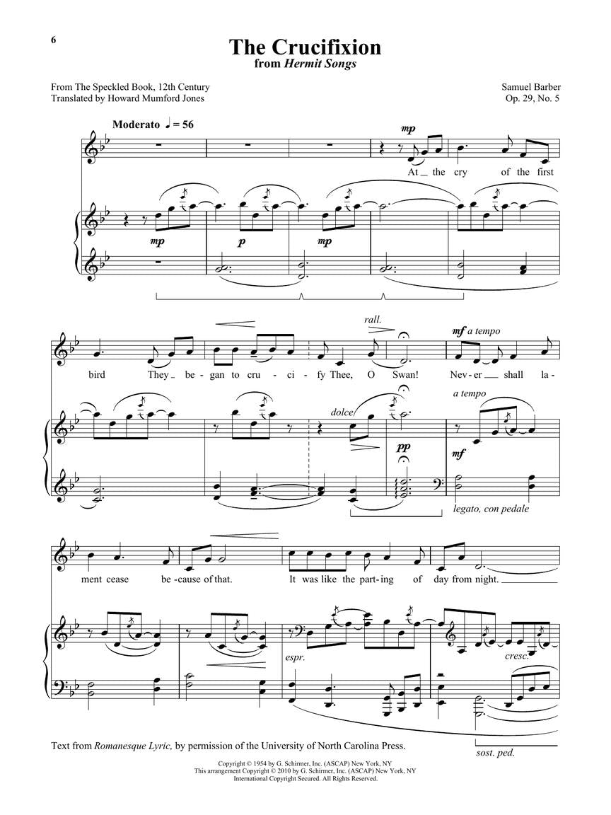 28 American Art Songs - Low Voice And Piano