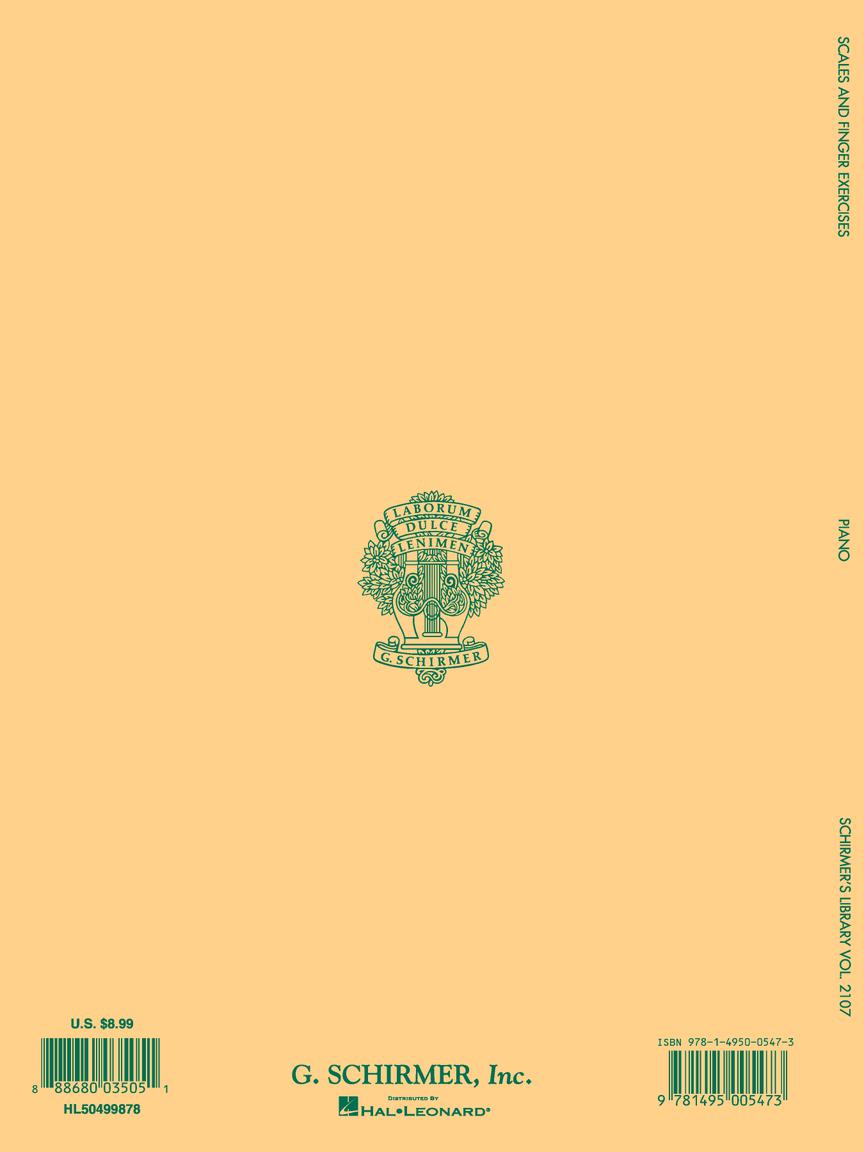 Scales and Finger Exercises: Upper Elementary to Lower Intermediate Piano