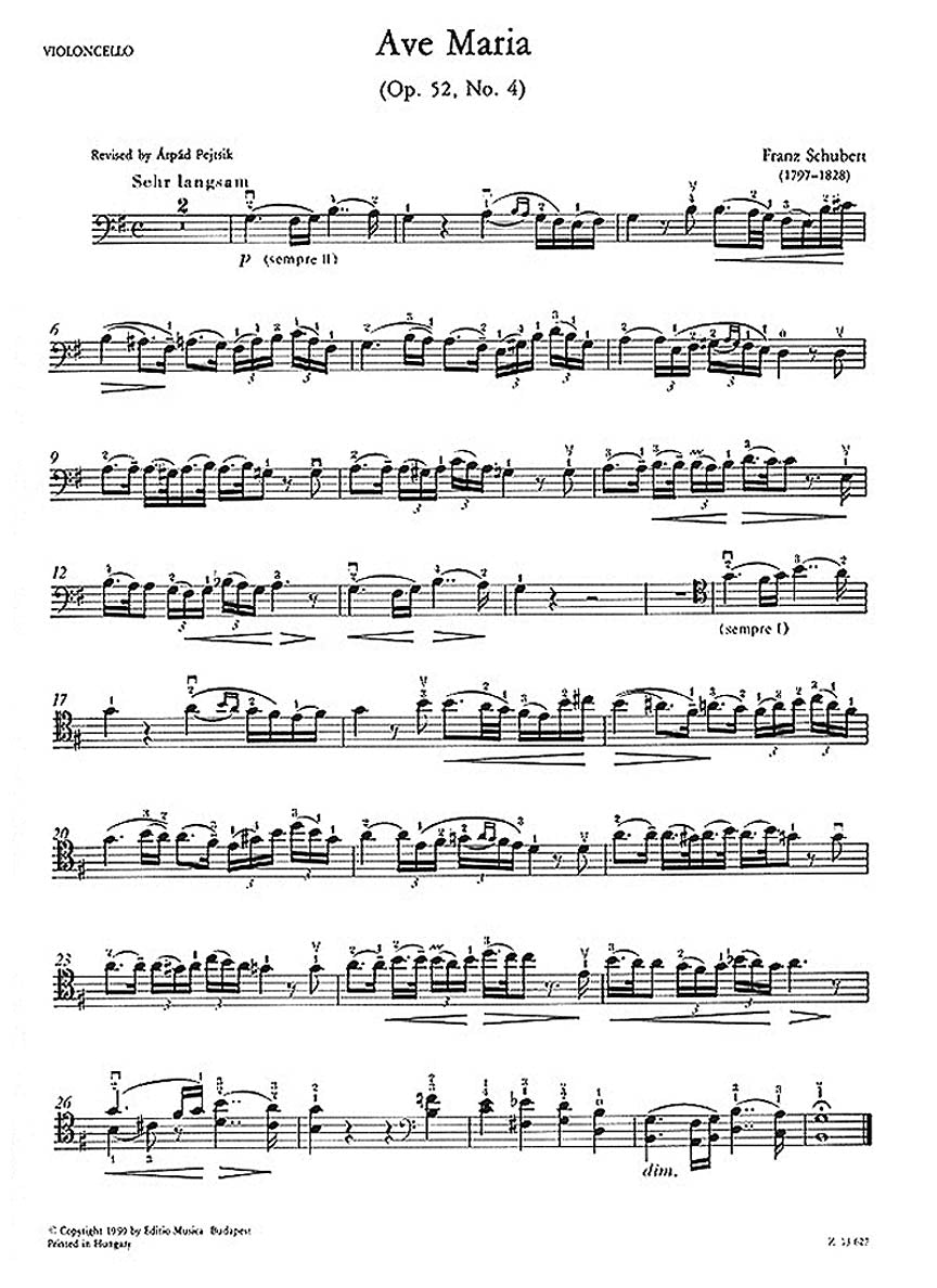 Ave Maria, Op. 52, No. 4