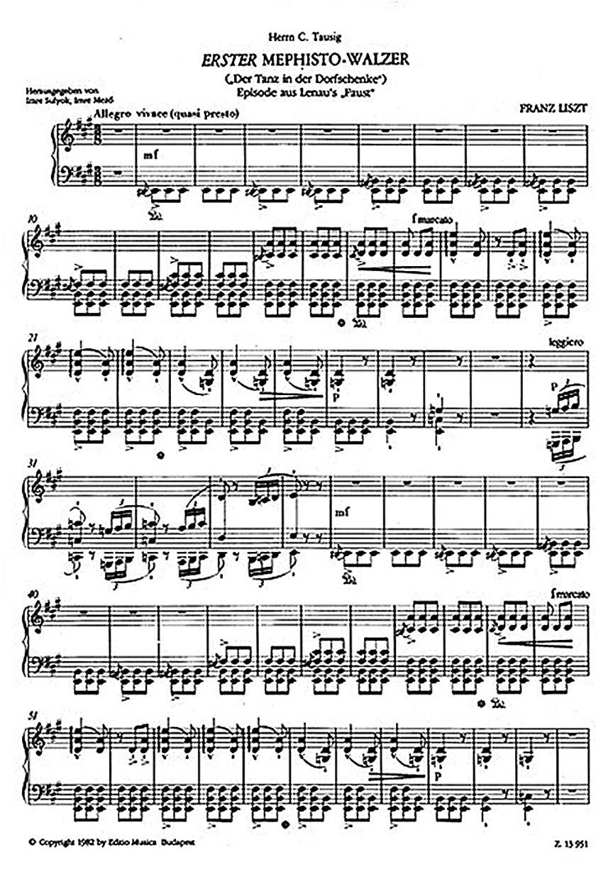Liszt 5 Mephisto Waltzes and Mephisto Polka