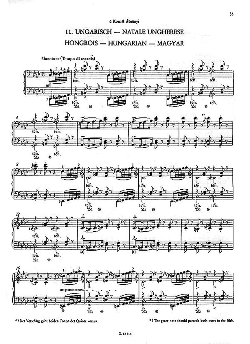 Liszt Christmas Tree (Weihnachtsbaum) Piano Solo