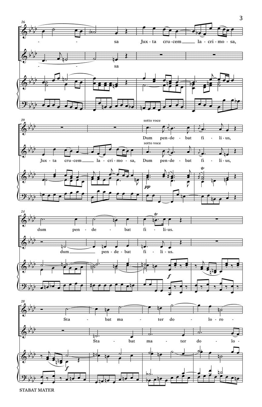 Stabat Mater Dolorosa (from Stabat Mater, First Movement)