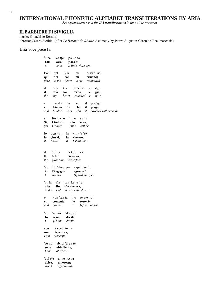 Mezzo-Soprano Selected Opera Arias