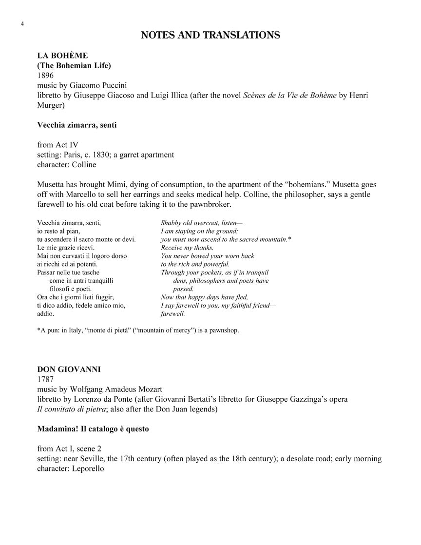 Bass Selected Opera Arias