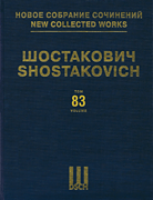 Shostakovich Anti-Formalist Rayok Sans Op. New Collected Works Volume 83