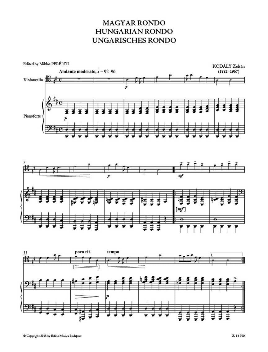 Kodaly Hungarian Rondo