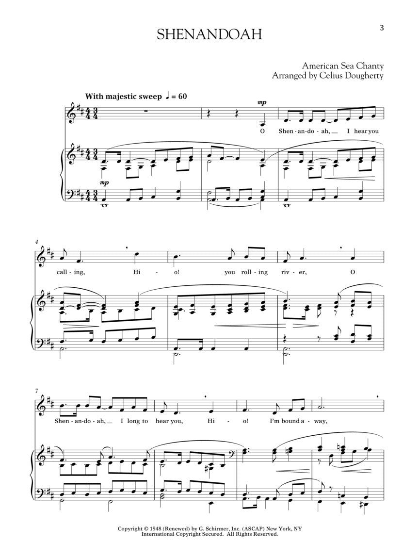 American Art Songs for the Progressing Singer
