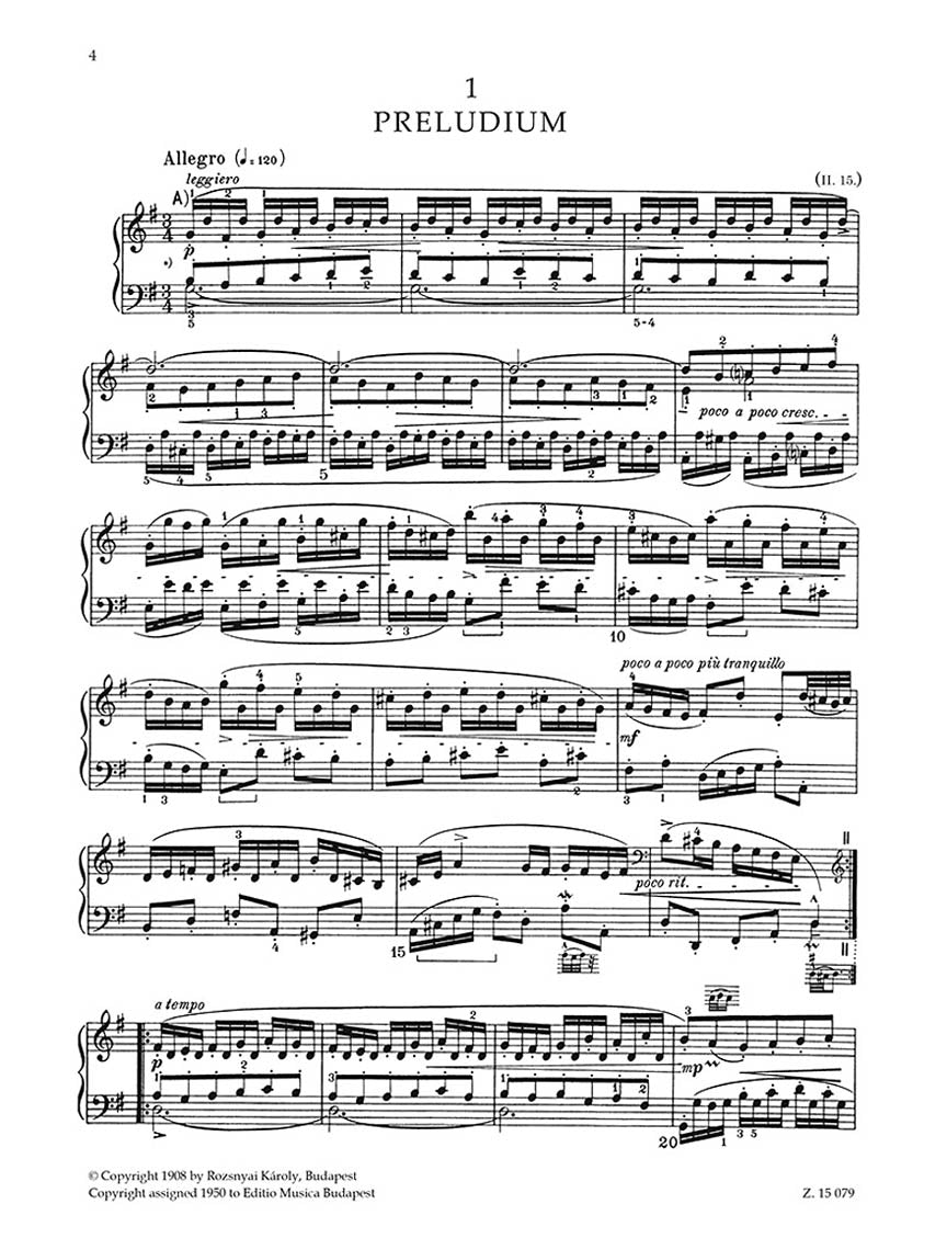 Bach Well-Tempered Clavier - I-II