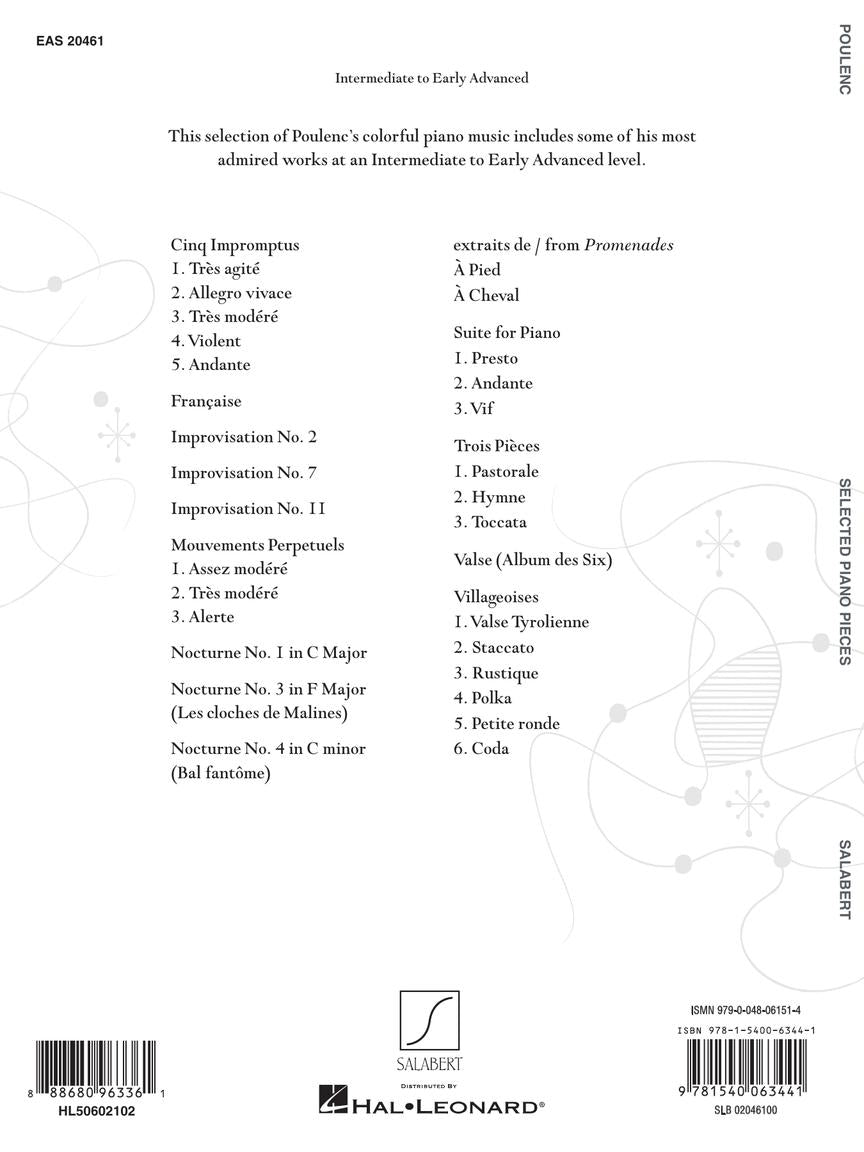 Poulenc Selected Piano Pieces