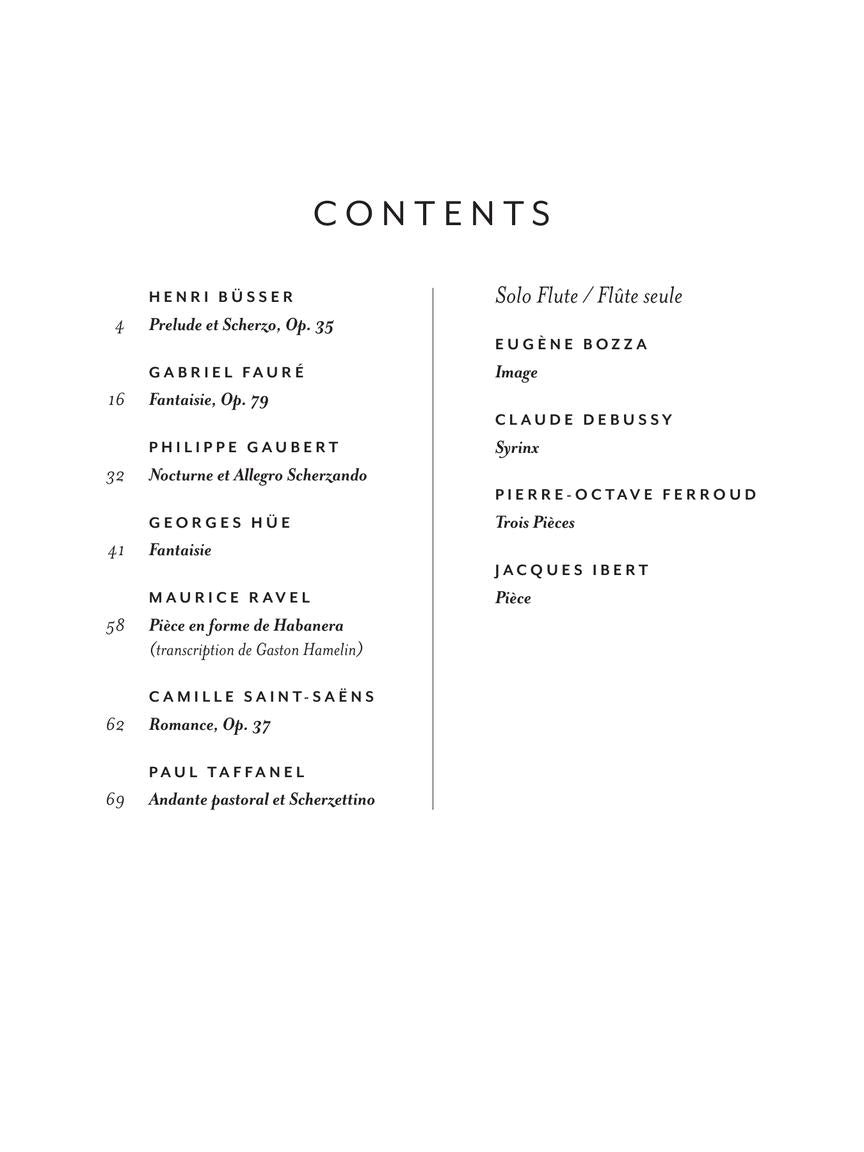 French Music for Flute