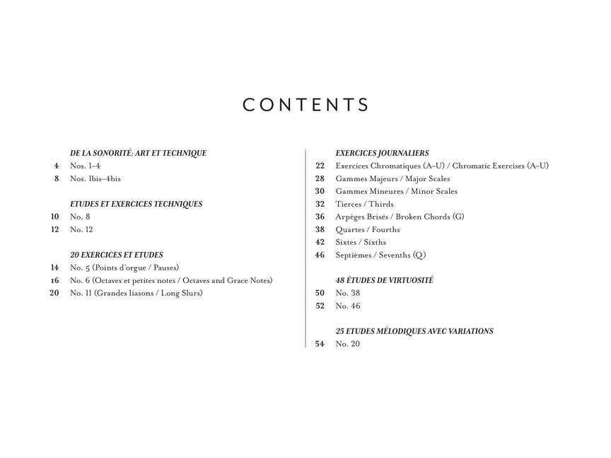 Moyse Selected Exercises for Flute