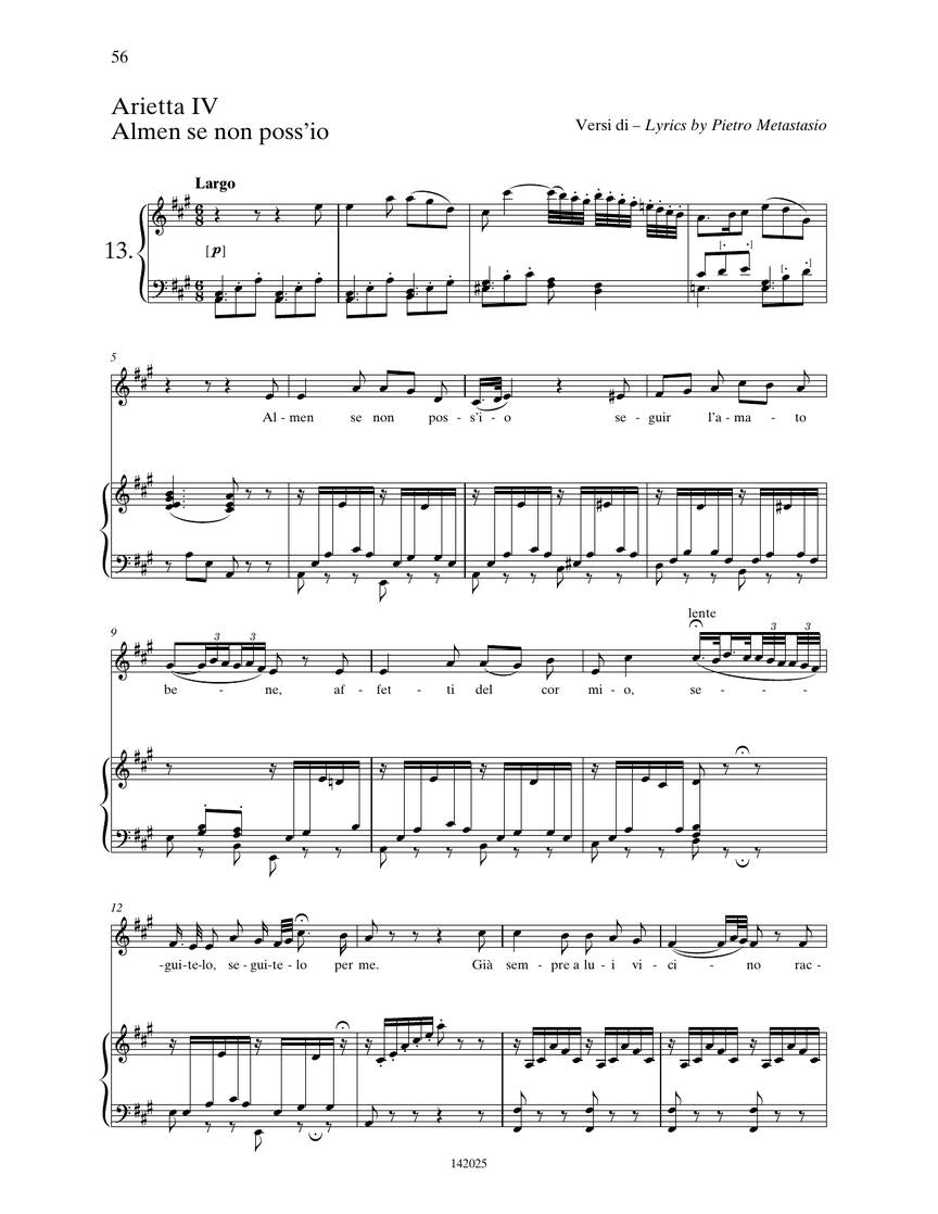 Bellini 15 Composizioni Vocali da Camera – Low Voice
