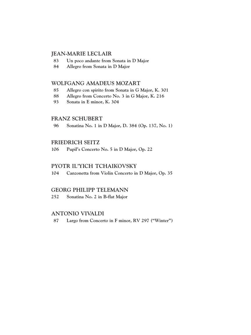 Giant Book of Violin Classics Violin and Piano