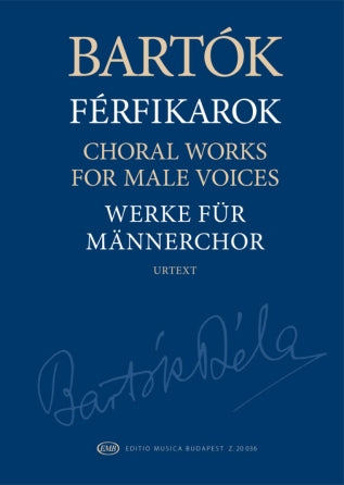 Bartok Choral Works for Male Voices