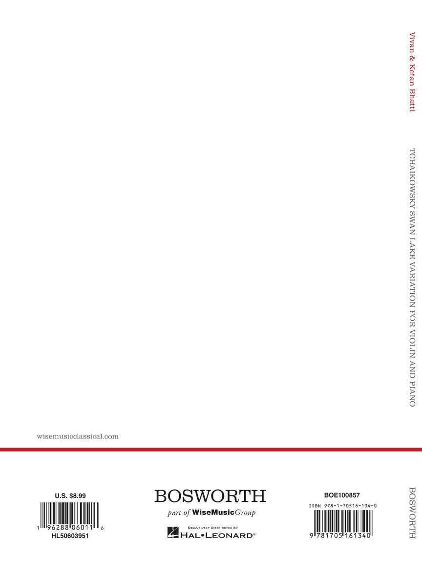 Bhatti Tchaikovsky Swan Lake Variation for Violin and Piano