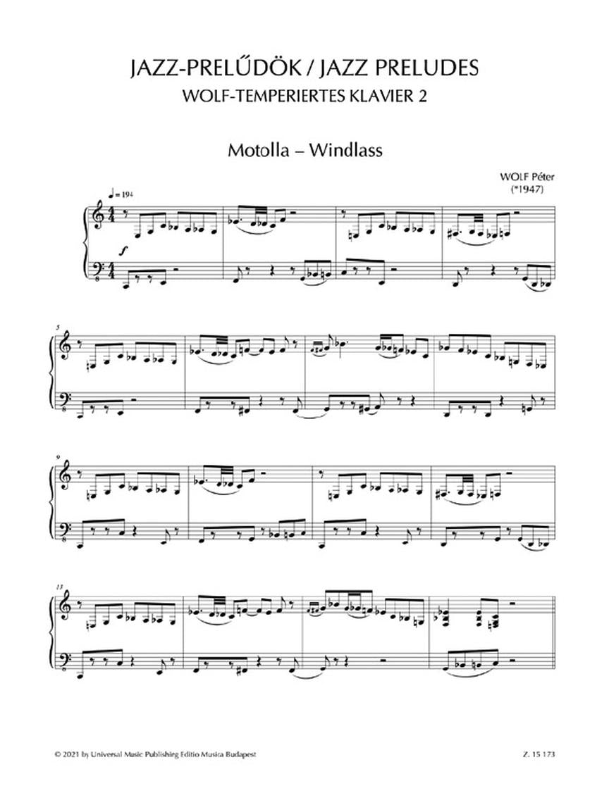 Wolf: Jazz Preludes 2