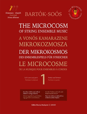 Bartok The Microcosm of String Ensemble Music 1: Elementary (1st Position)