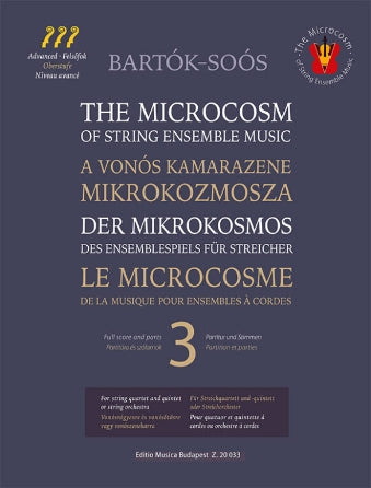 Bartok The Microcosm of String Ensemble Music 3: Advanced