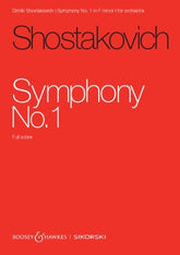 Shostakovich Symphony No. 1 Op. 10 in F Minor Study Score