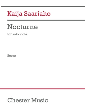 Saariaho: Nocturne version for Solo Viola