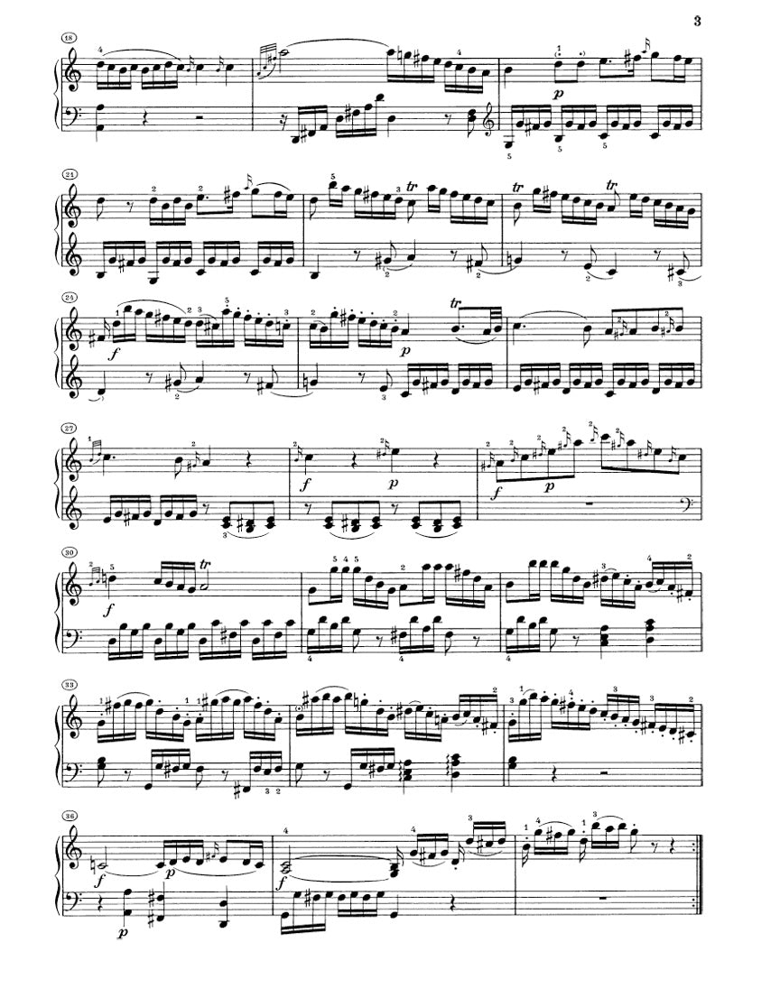 Mozart Complete Piano Sonatas in One Volume (cloth hardcover)