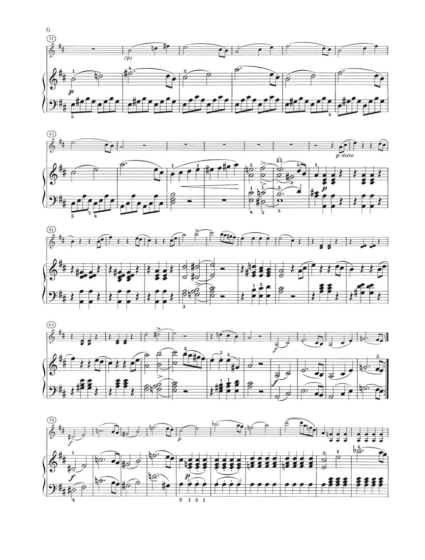 Schubert Sonatinas for Piano and Violin Opus Posthumous 137