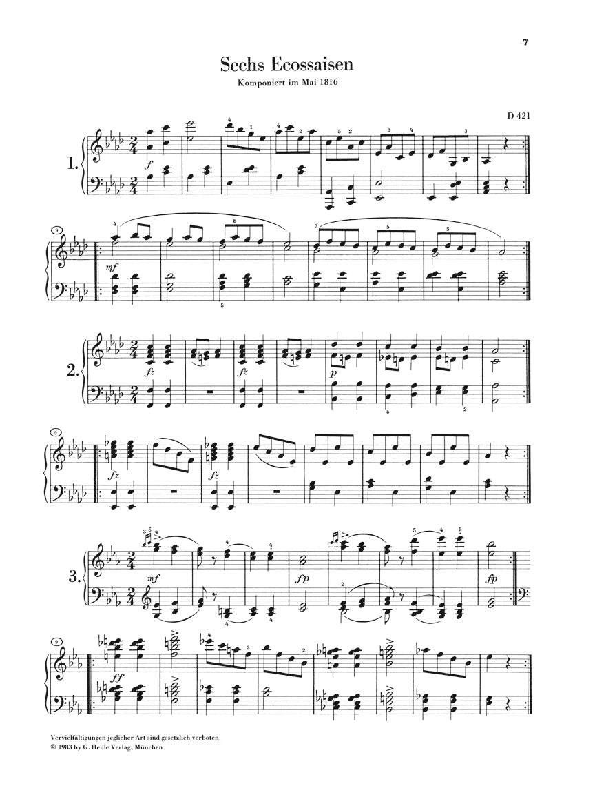 Schubert Complete Dances Volume 2