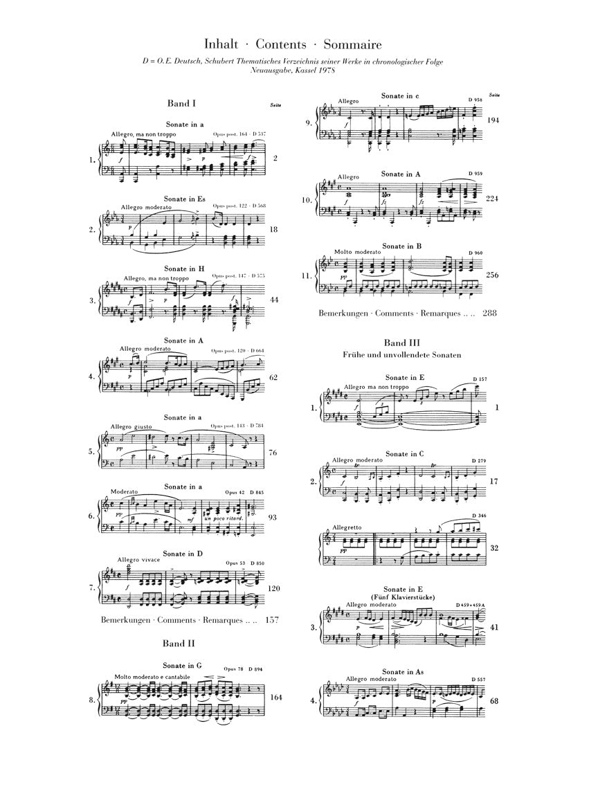 Schubert Piano Sonatas Volume 3 (cloth hardcover)