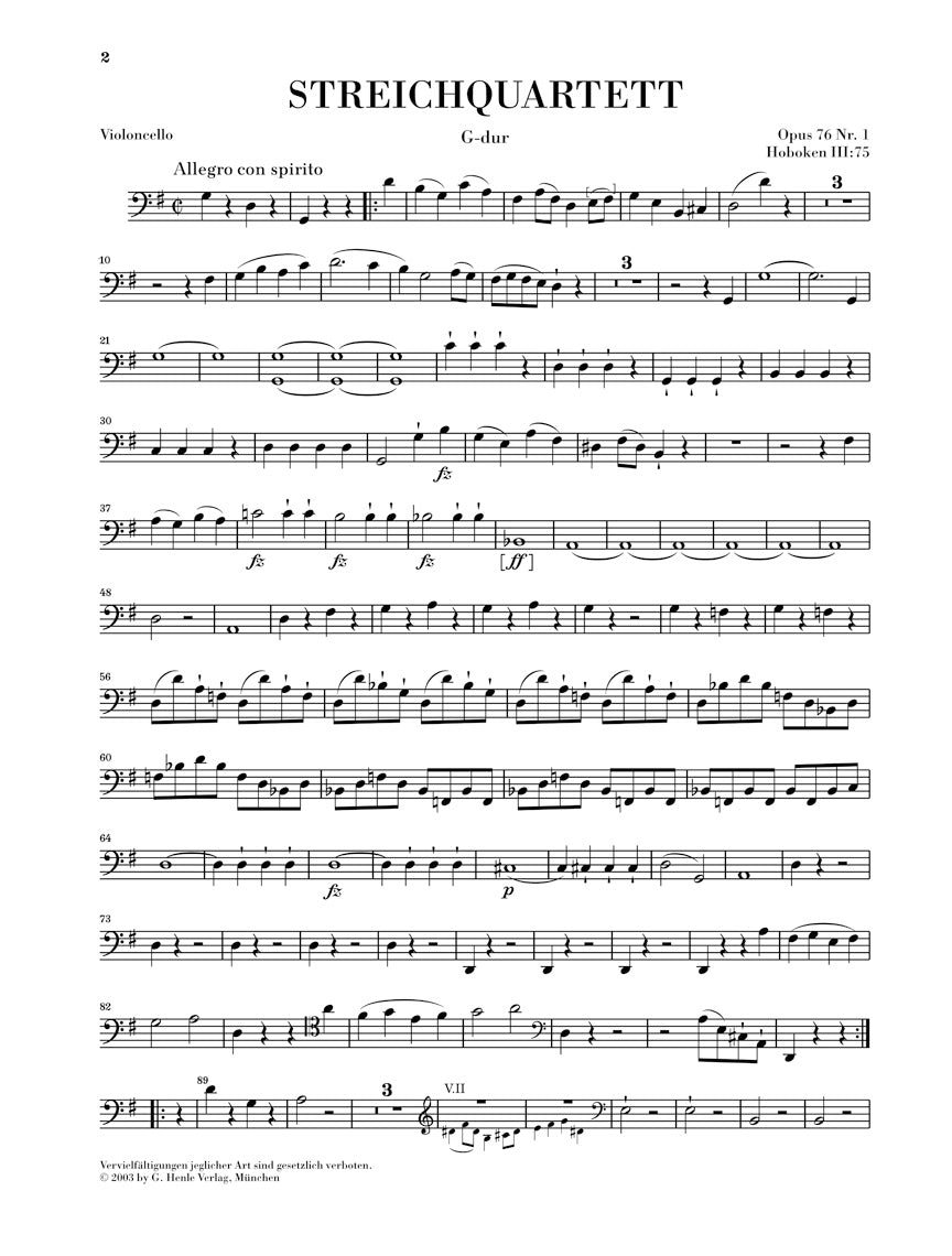 Haydn String Quartets Volume 10 Opus 76