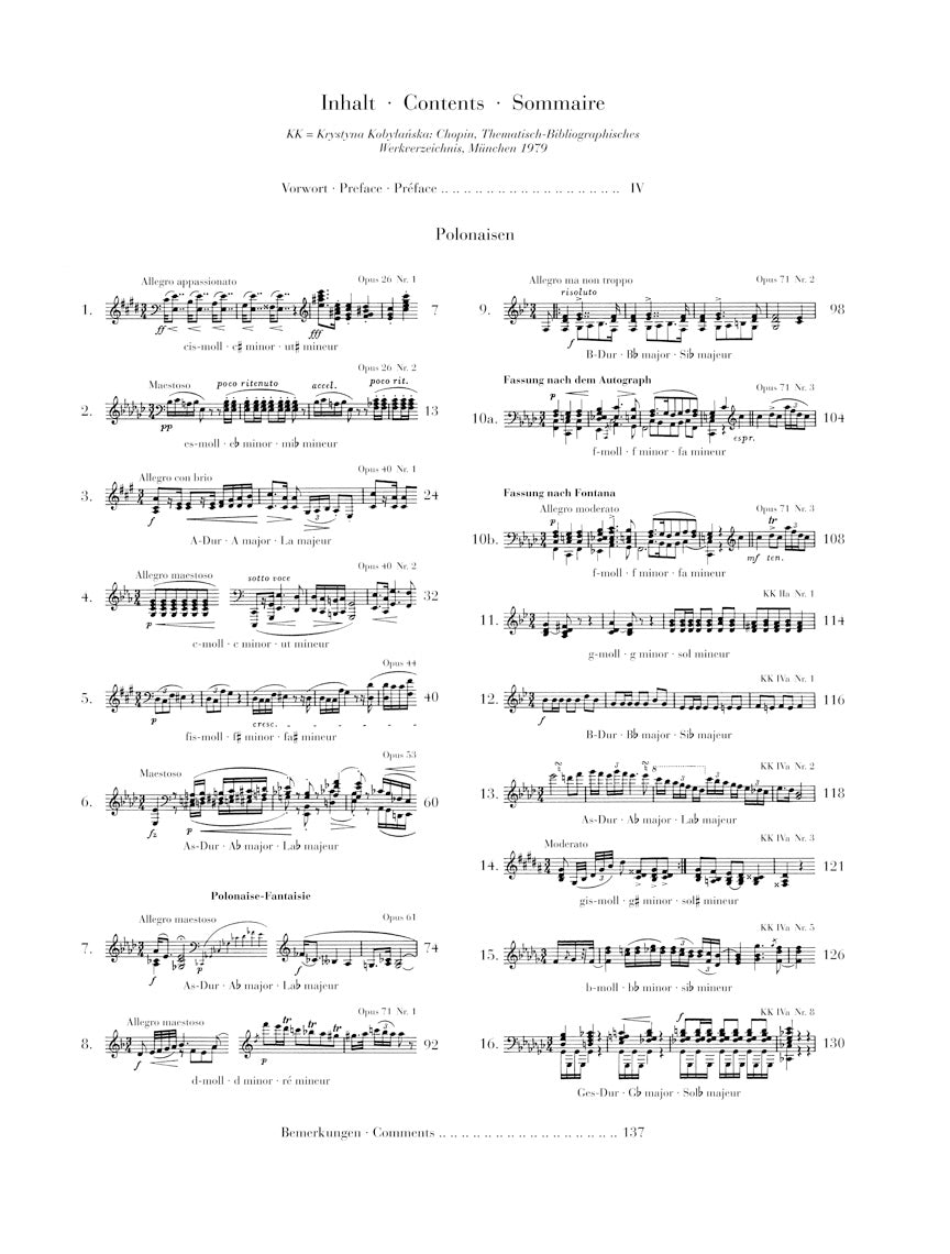 Chopin Polonaises (cloth hardcover)