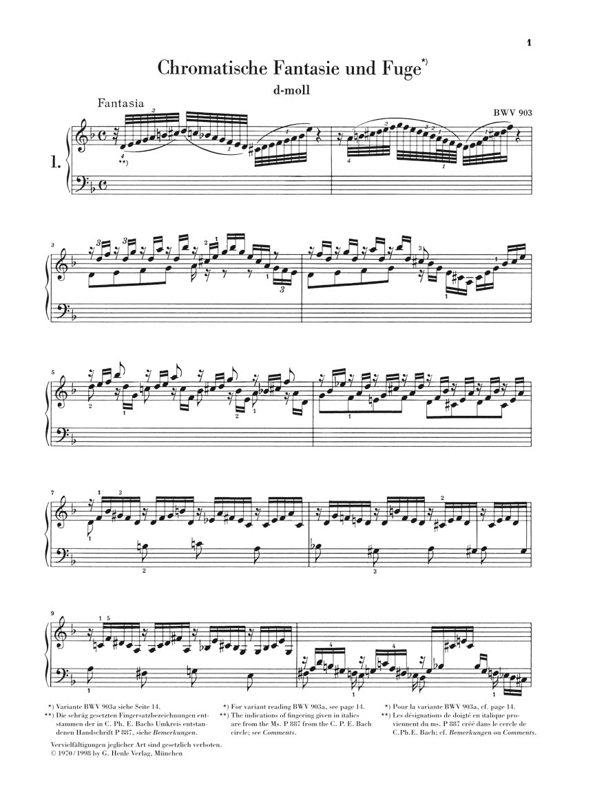 Bach Fantasies, Preludes and Fugues