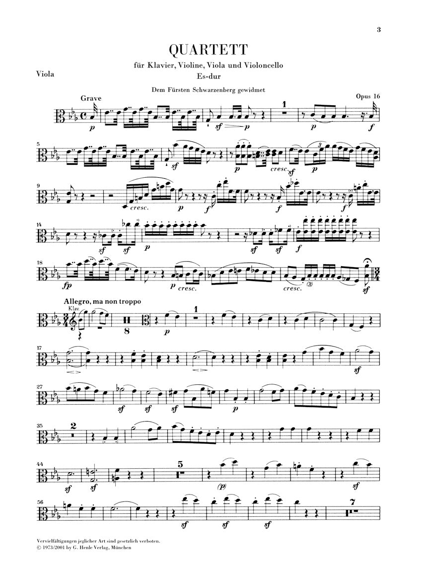 Beethoven Piano Quartets