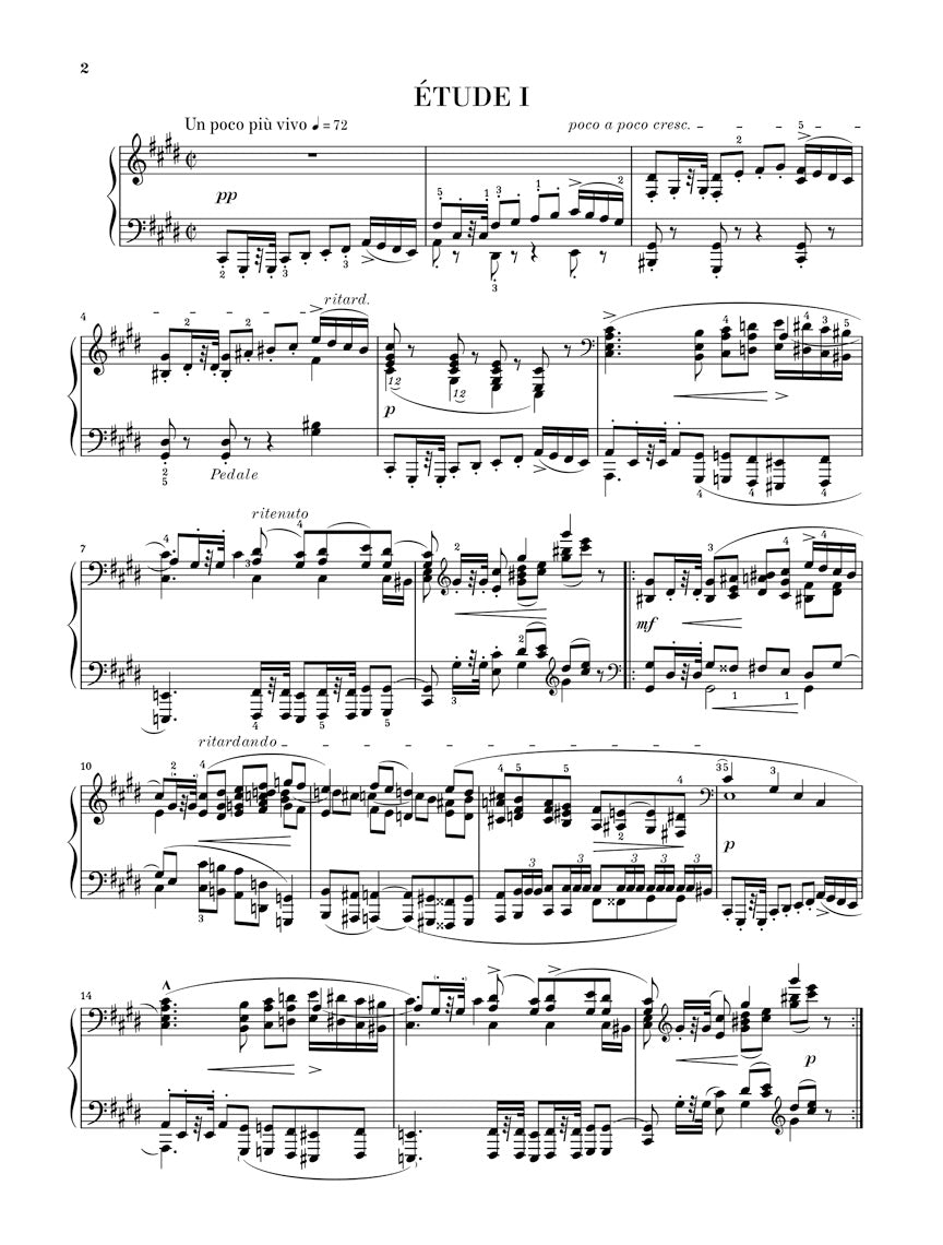 Schumann Symphonic Etudes Opus 13 (includes early version)