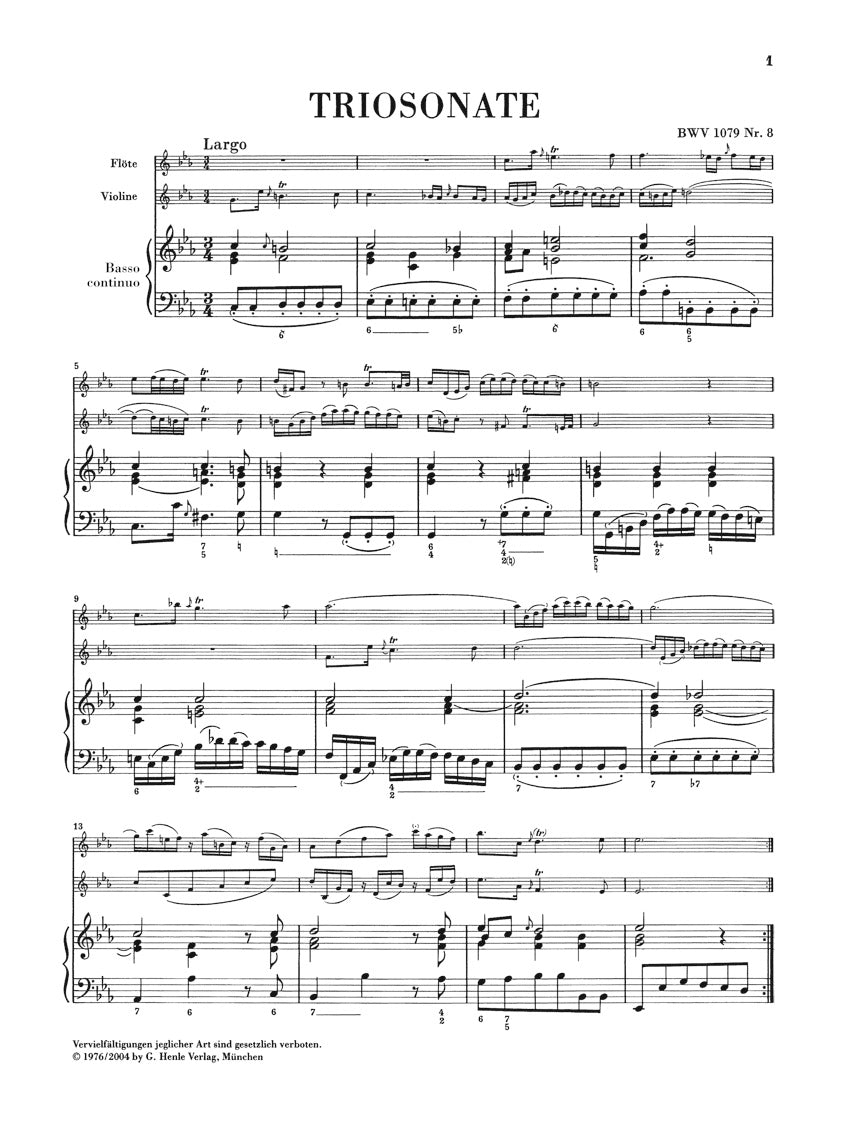 Bach Trio Sonata and Canon Perpetuus from the Musical Offering