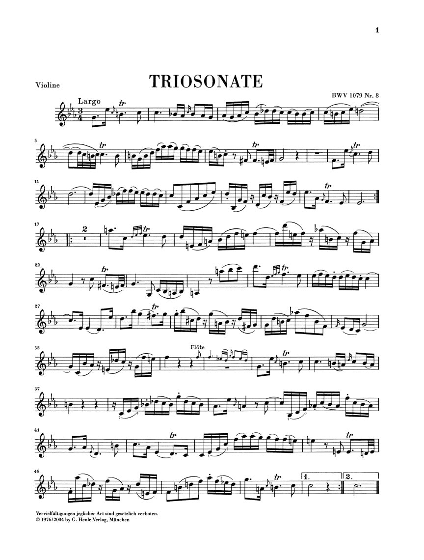 Bach Trio Sonata and Canon Perpetuus from the Musical Offering