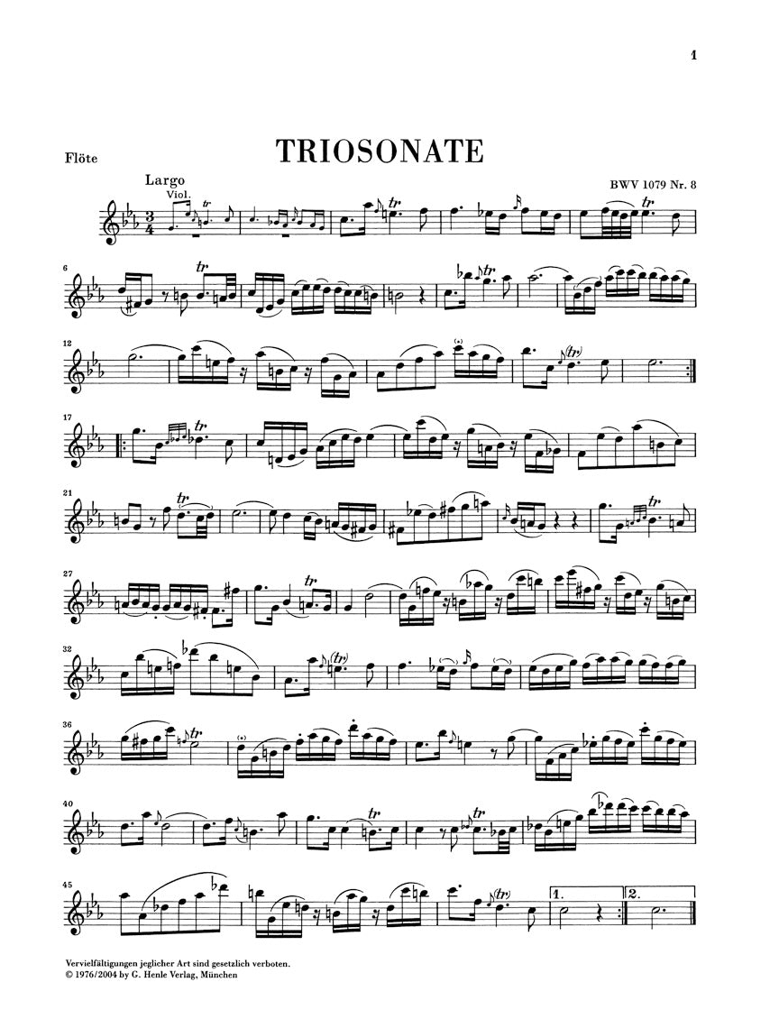 Bach Trio Sonata and Canon Perpetuus from the Musical Offering