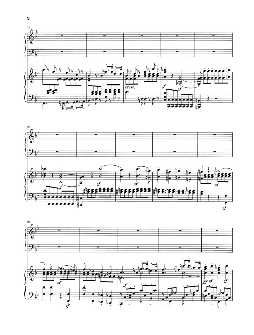 Beethoven Concerto for Piano And Orchestra No 2 in B flat major Opus 19